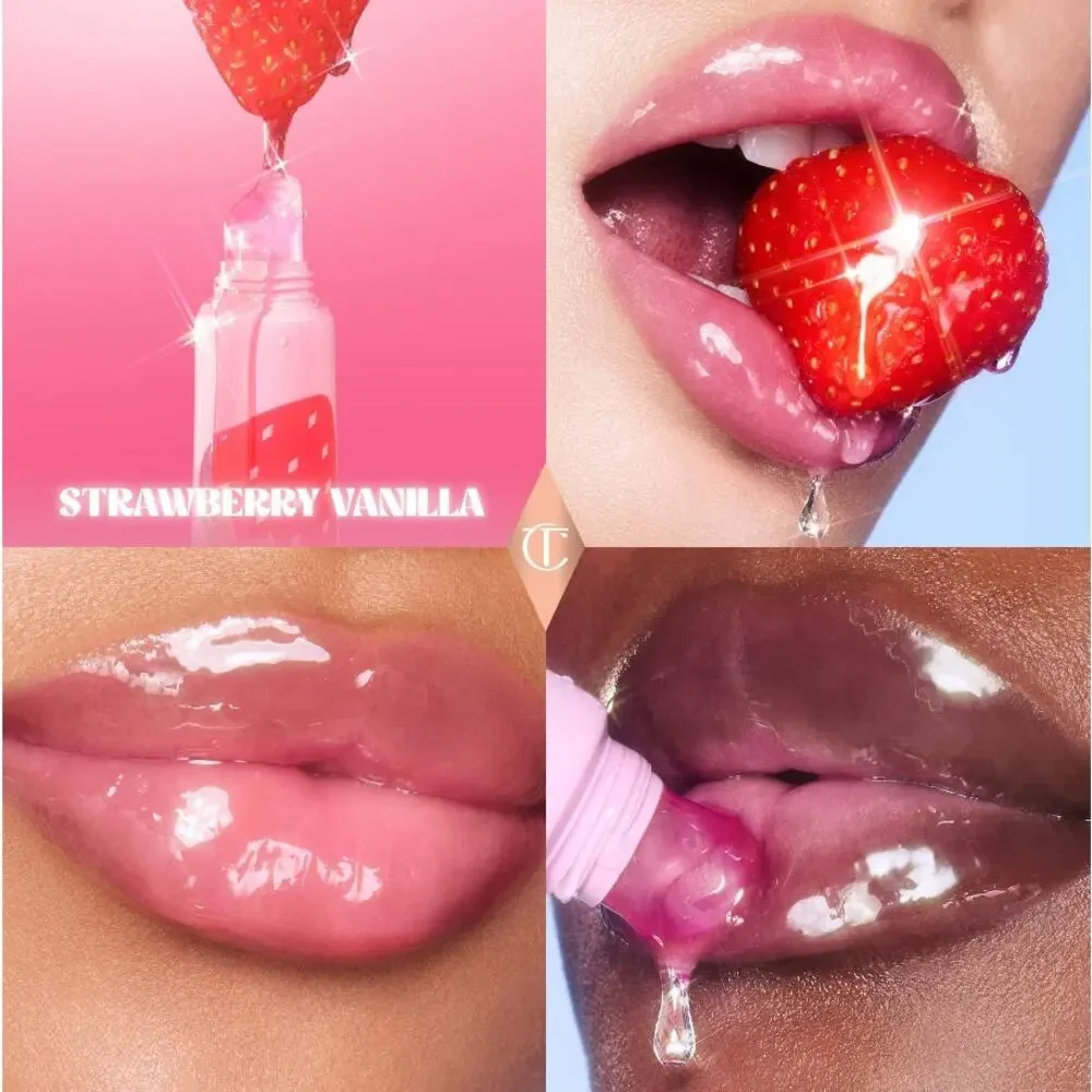 Charlotte Tilbury Unreal Lips Healthy Glow Nectar Oil in Strawberry Vanilla 14ml